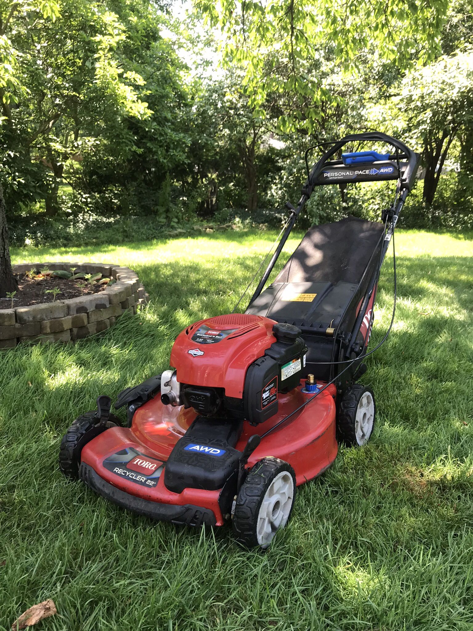 Toro AWD PersonalPace Self-Propelled Lawn Mower