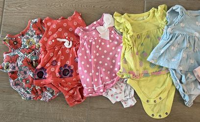 Baby Girl Dresses Size 0-6 Months