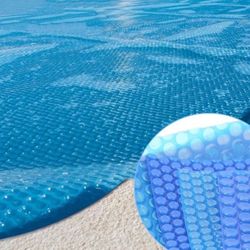 Heated Pool Solar Blanket Cover - Blue