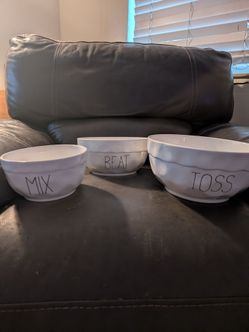 Set of 3 kitchen bowls