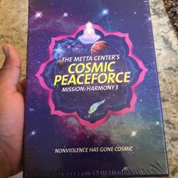 Metta Center Cosmic Peaceforce Mission: Harmony 3 Card Board Game, New