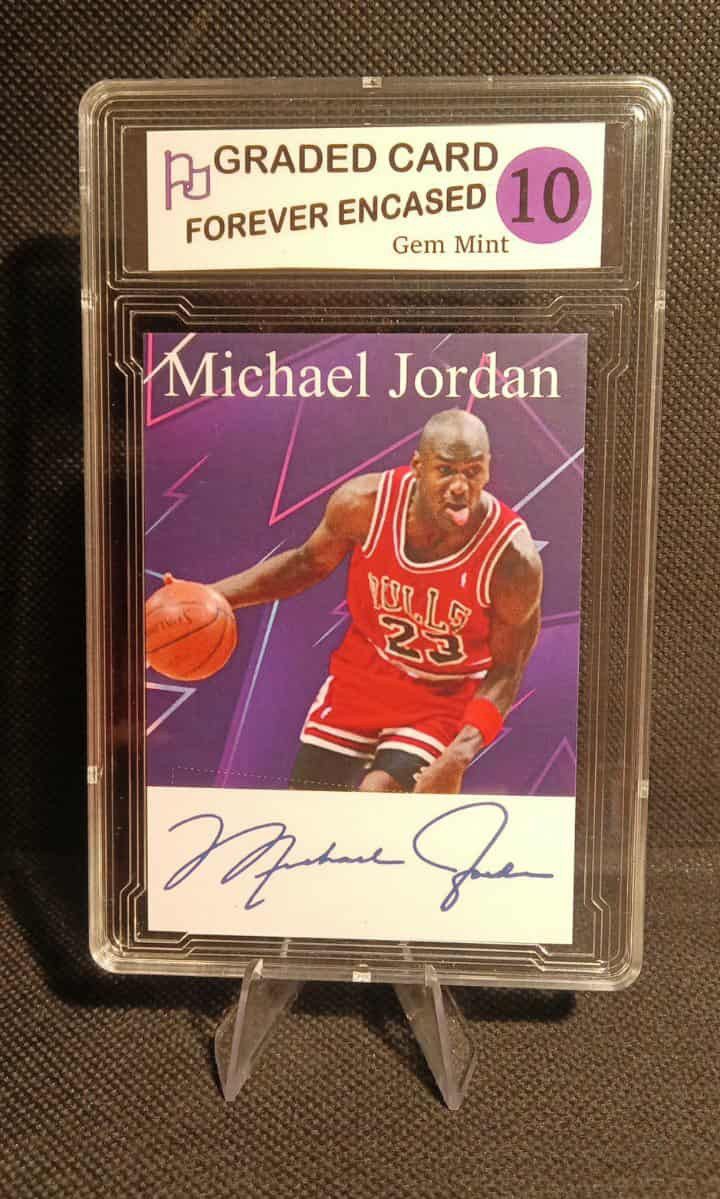 MICHAEL JORDAN w/ facsimile auto Chicago Bulls