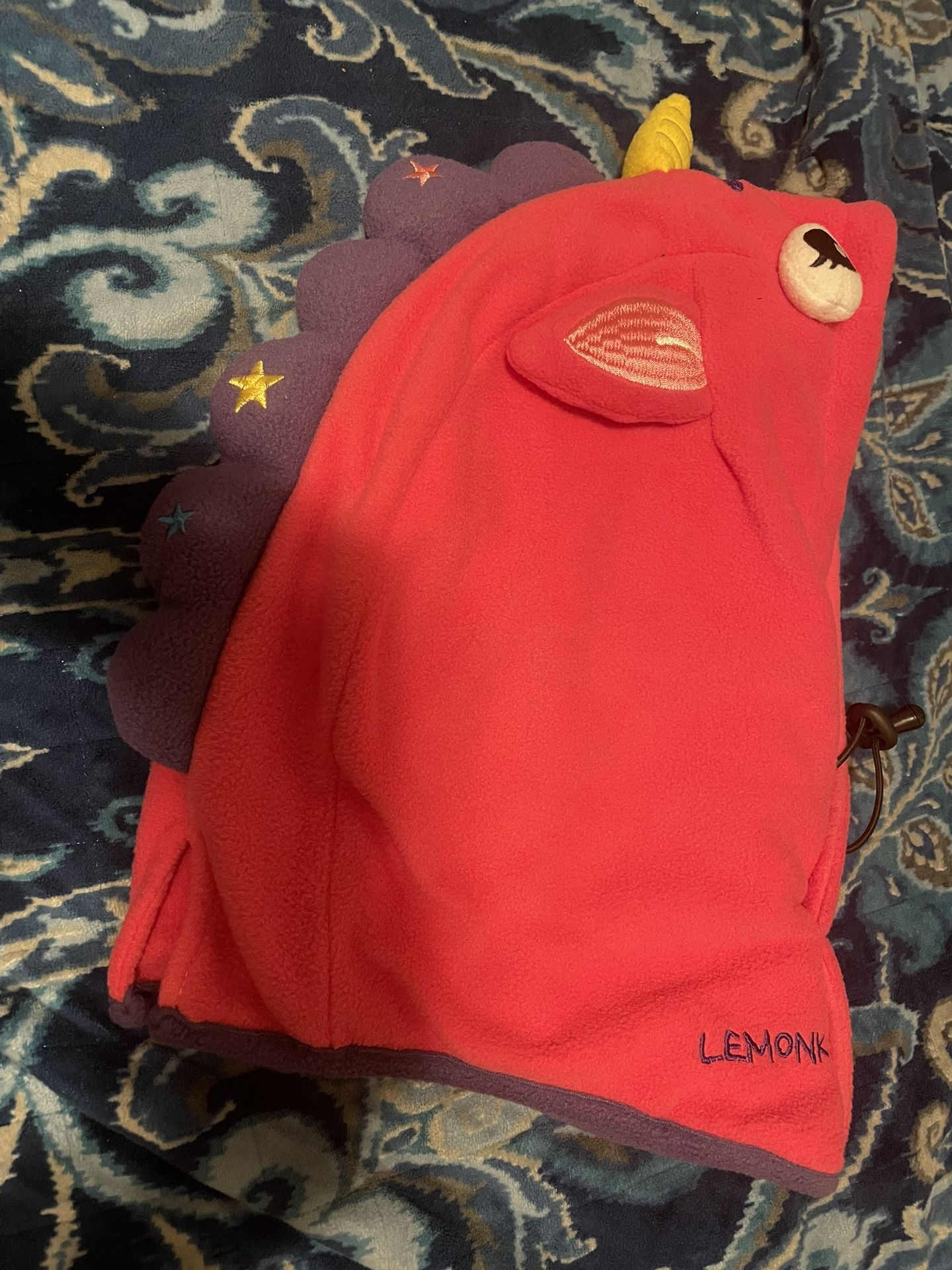 NWOT Winter Windproof unicorn Hat, Adjustable Ski Mask for girls