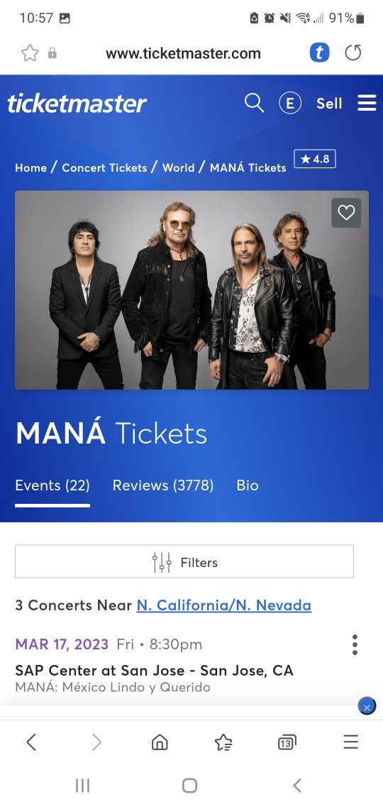 Mana Tickets