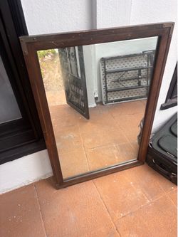 Over dresser mirror