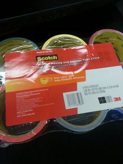 Printed moving tape a label for each room