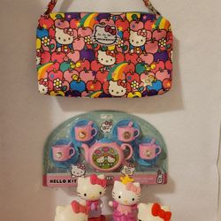 Ju.Ju.Bee For Hello Kitty  Purse Tea Pot Bundle 