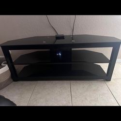 Bar Stools And Entertainment Table 