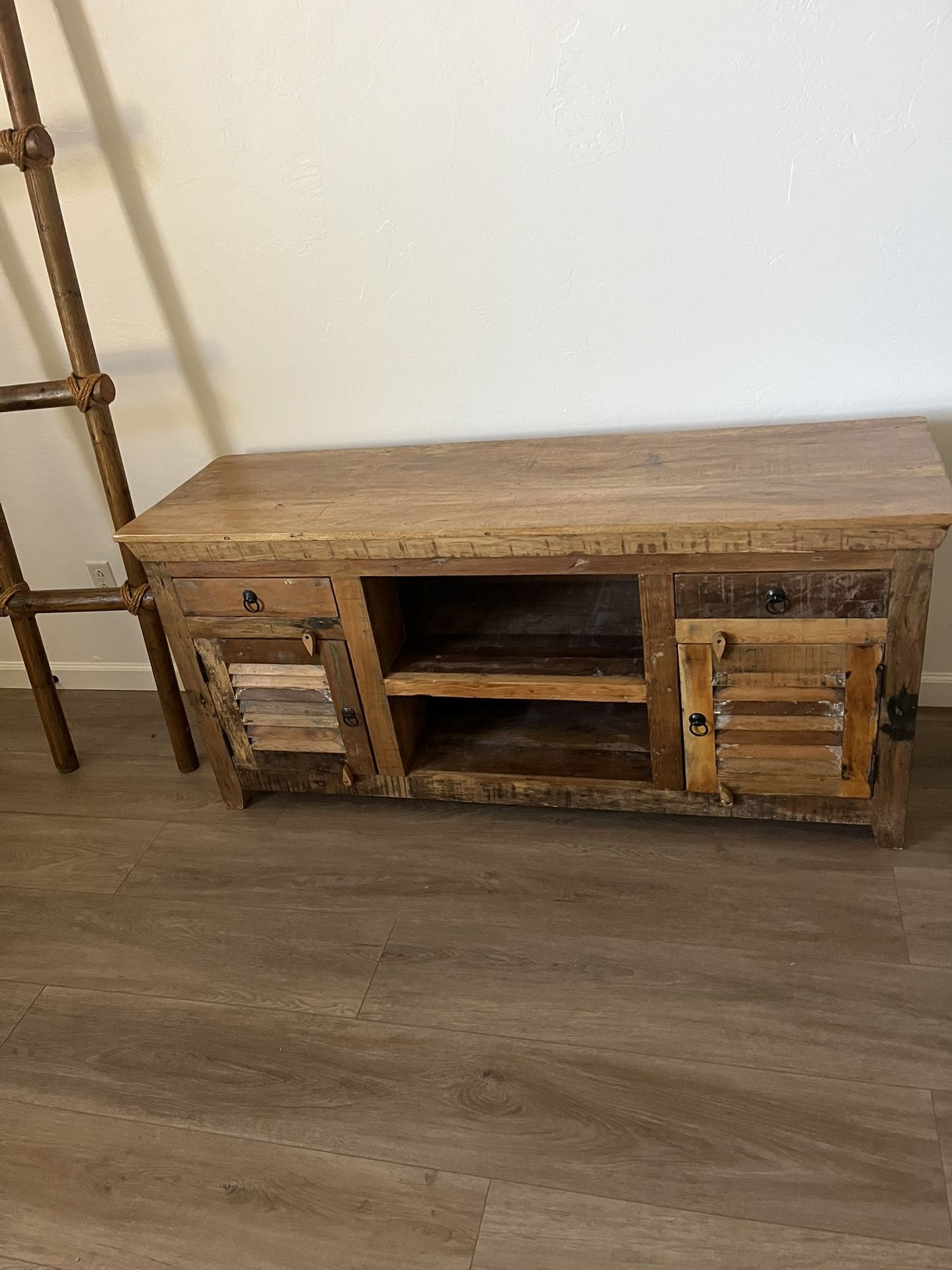 Rustic Shutter TV Media Console