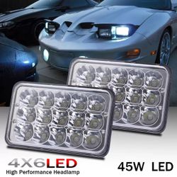 Fit Chevrolet Monte Carlo SS 1(contact info removed) 2PCS 4x6" inch LED Headlights Hi-Lo Beam