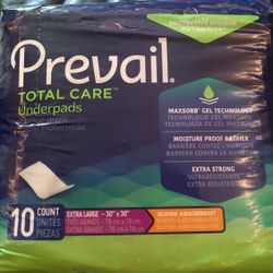 Prevail Total Care Underpads