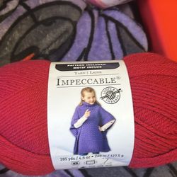 2 Red Yarn - $2 EACH