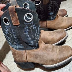 Size 3 Leather Cowboy Boots