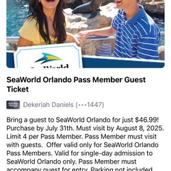 SeaWorld Tickets 