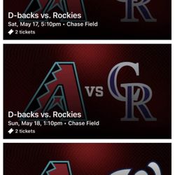 D-Backs vs Rockies