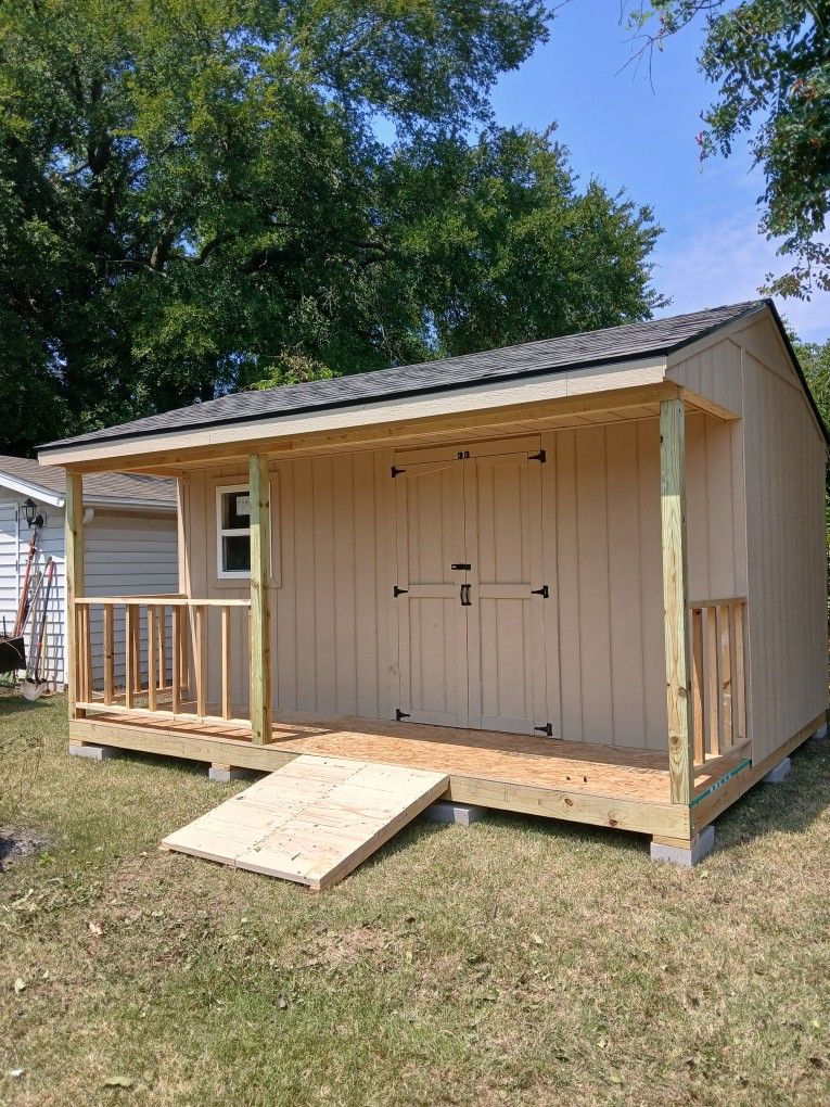 Shed Storage 12'x16 Se Asen En El Lugar