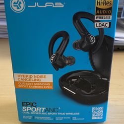 JLAB Epic Sport ANC 3 Wireless Earbuds 