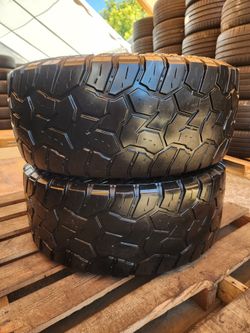 LT 33 12.50R 18 ATLANDER LT 3312.5018 USED TIRES (PAIR) MOUNT BALANCE INCLUDED