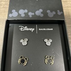 Disney Baublebar Minnie And Mickey Earrings