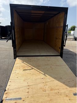 Trailer enclosed 7 x 16 it’s 2026 Atlantic Cargo, we can take trading