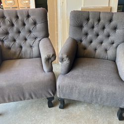 Chair -Grey Arm Chairs 