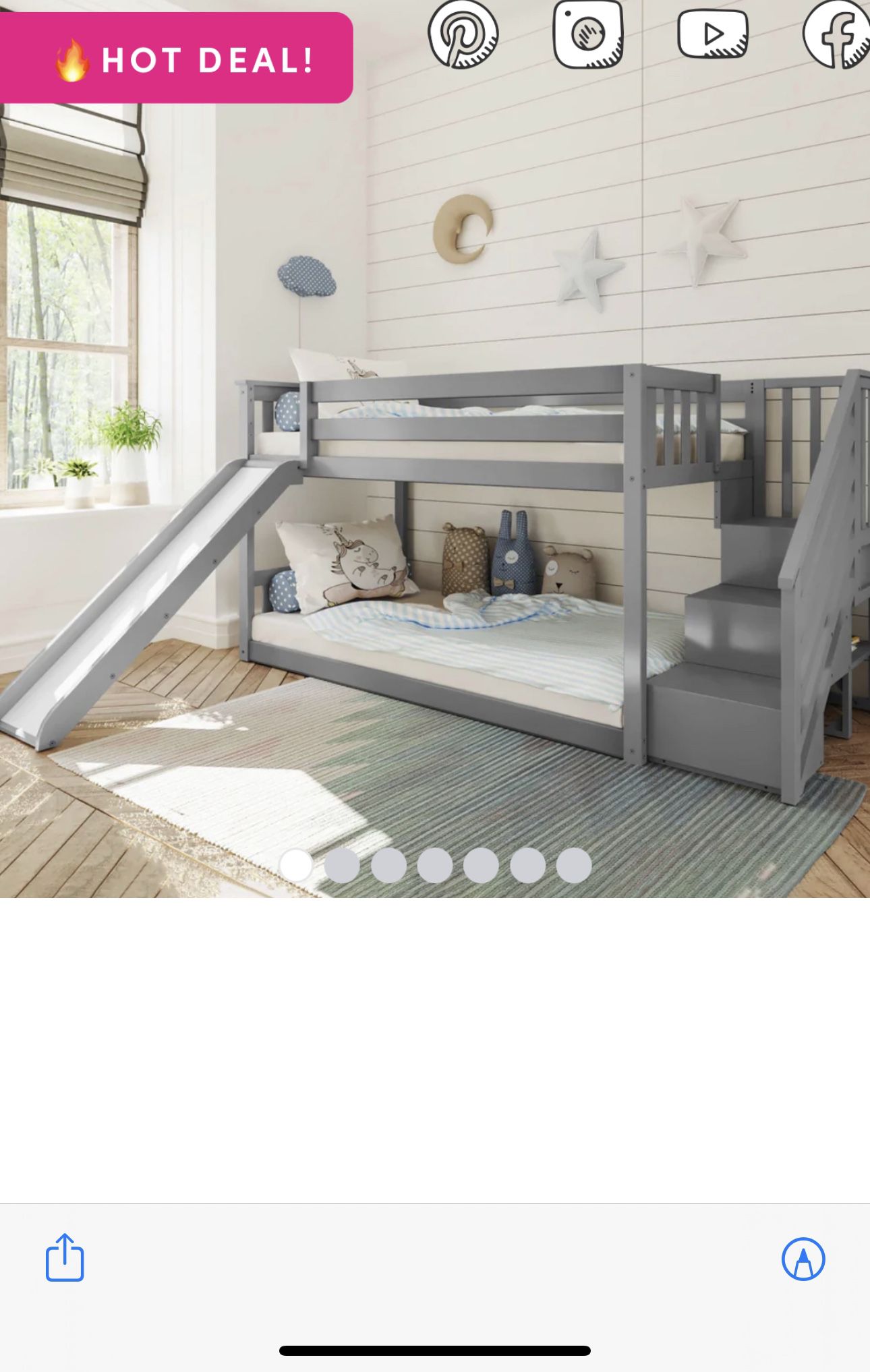 Reduced! Brand New Twin Over Twin Bunk Bed