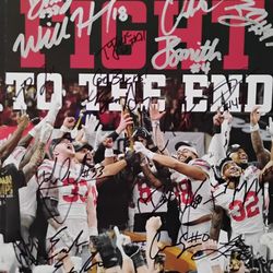 2024 Ohio State Team Signed Autograph Magazine Buckeyes Smith Howard Judkins Sawyer