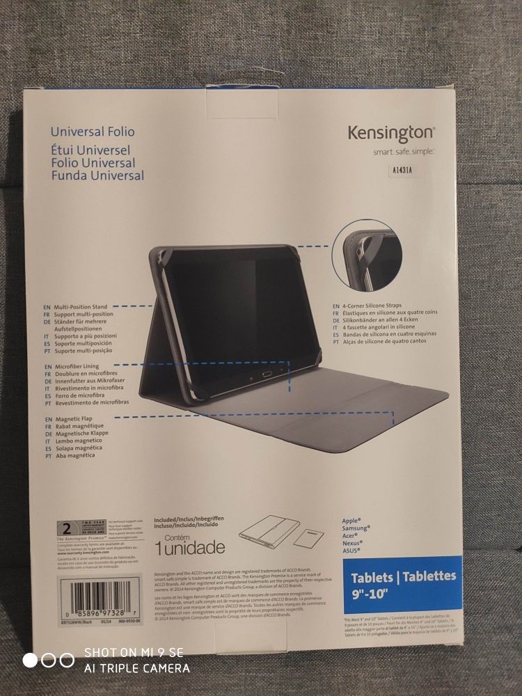 Kensington Universal Folio Case