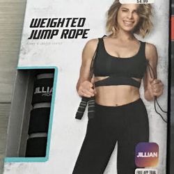 Brand New in Box~Jillian Michaels~WEIGHTED JUMP ROPE~Great gift!!~NEW