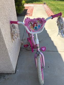 Little girls princess bike