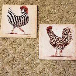 DECORATIVE CHICKEN TILES