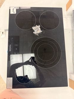 Electric cooktop stove