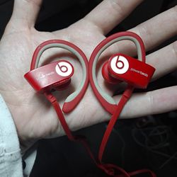 Beats By Dre Red Wireless Bluetooth Headphones