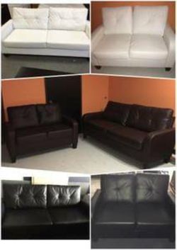 2pcs Bonded Leather sofa sets New in Different colors