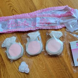 Bridal Shower Sash And Napkins