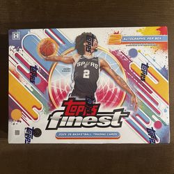 2025-26 Topps Basketball Finest Hobby Box