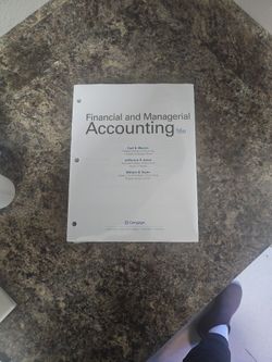 Financial and Managerial Accounting 16th Edition