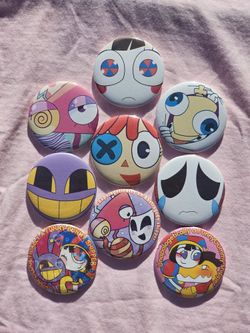 Amazing Digital Circus Buttons