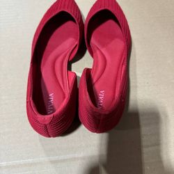 Pointed-Toe D'Orsay Flats (Melia)