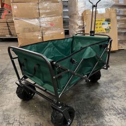 Brand New Wagon With Big Wheels Easy To Work Under The Sand