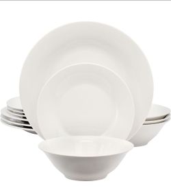 White Ceramic Dinnerware Set