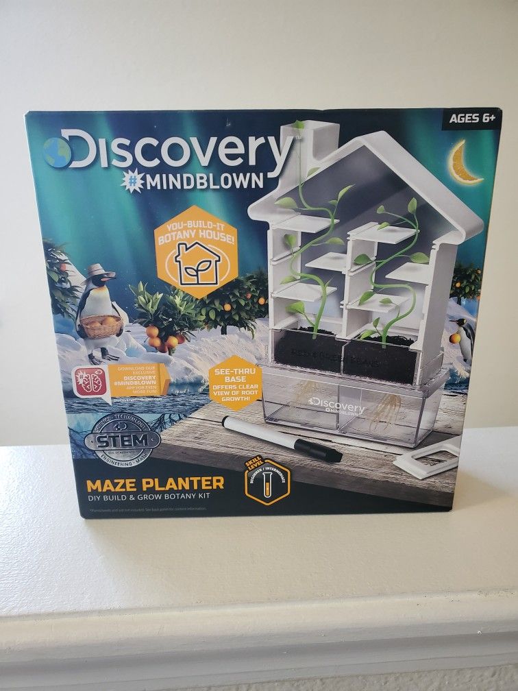 Discovery MindBlown Maze Planter DIY Build & Grow  Botany Kit