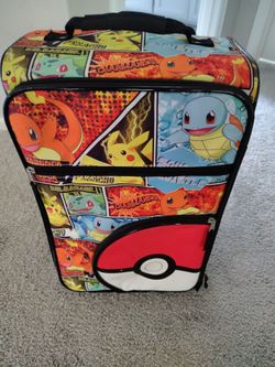 Kids pokemon rolling suitcase
