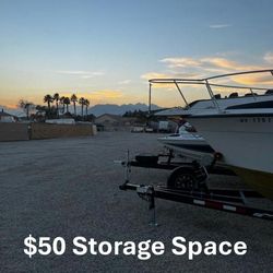 $55 Outdoor Storage Enclosed Cargo Flatbed Trailer Boat Parking Spaces

3 Acres

Gated With Lock & lights

24-7 Access

Double wide Gat. Lots of Room

