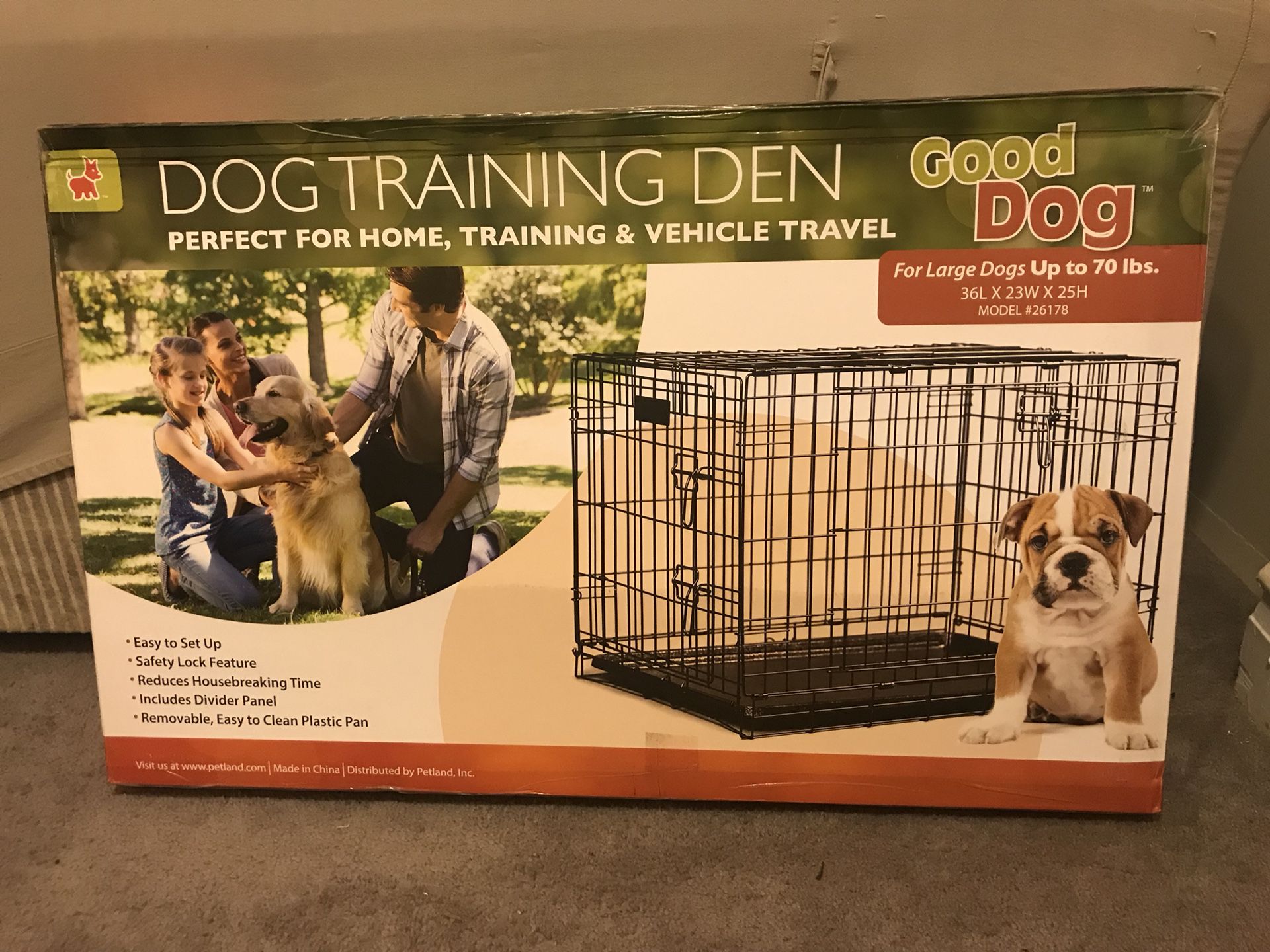 36in dog crate / kennel