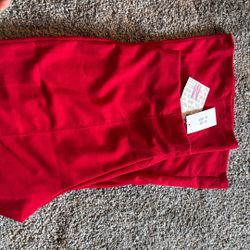 Lularoe Joey Pant Red Size Medium
