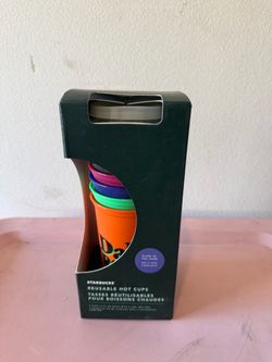 STARBUCKS GLOW IN THE DARK REUSABLE CUPS
