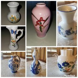 Various small vases - $5 each.