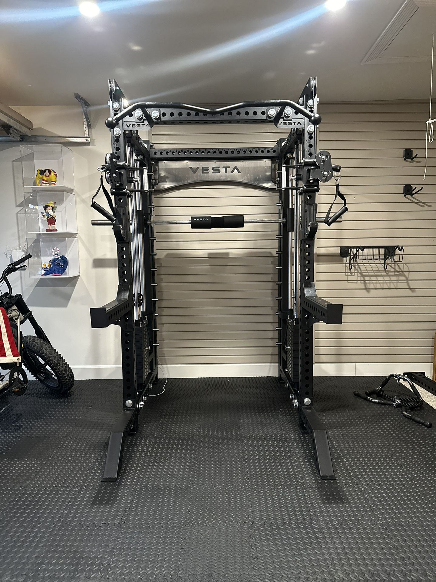 PRO SERIES Ultimate Half Rack Functional Trainer w/Smith