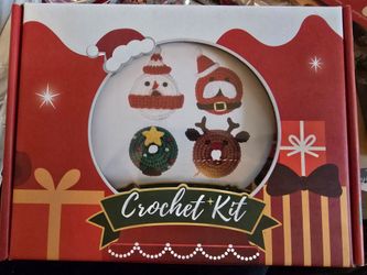 Christmas Crochet Kit – 4 Holiday Characters